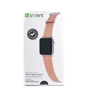 Blush Pink Leather 38mm Apple Watch Band